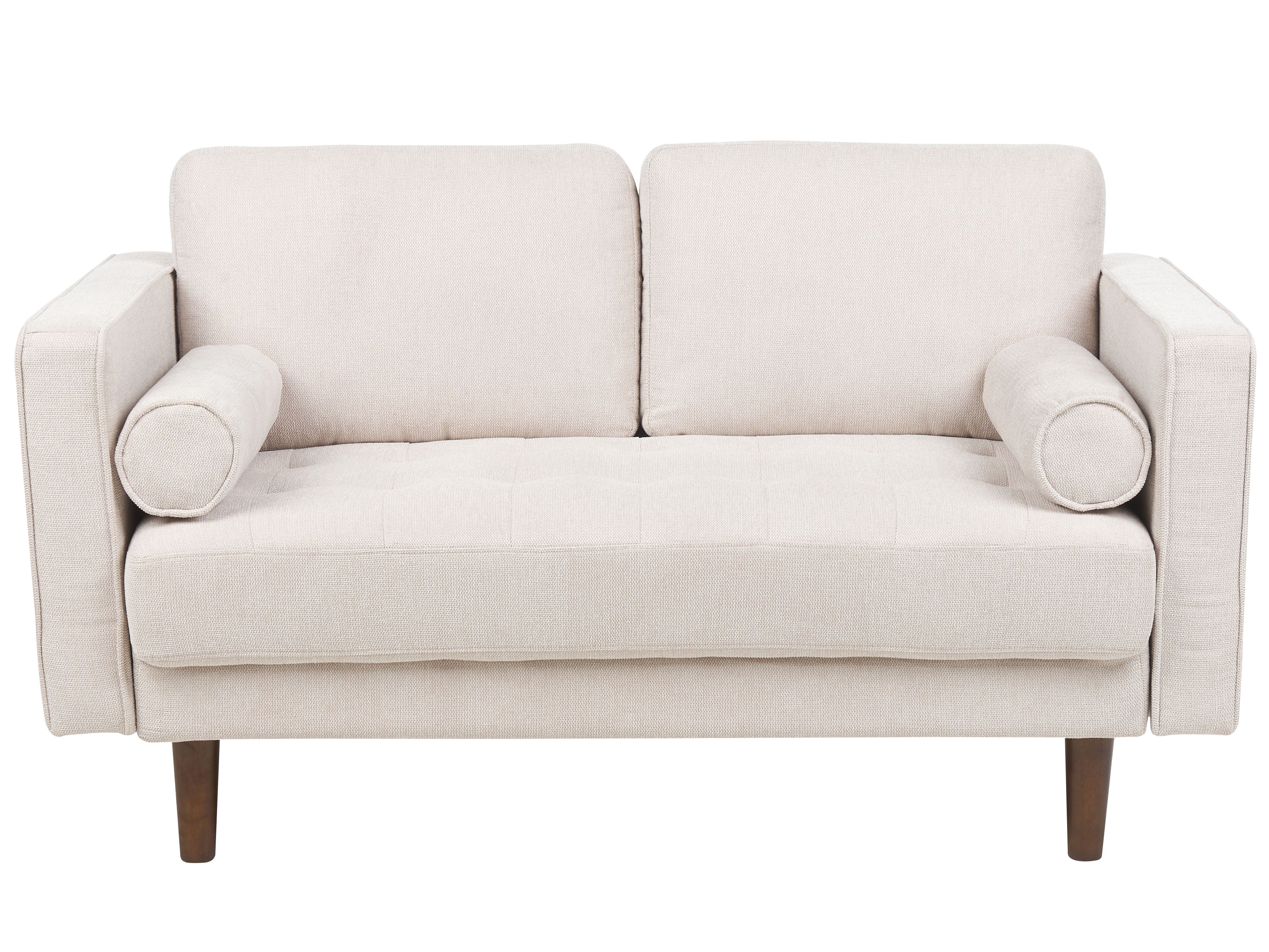 Sofa 2 Seater NURMO Fabric Light Beige