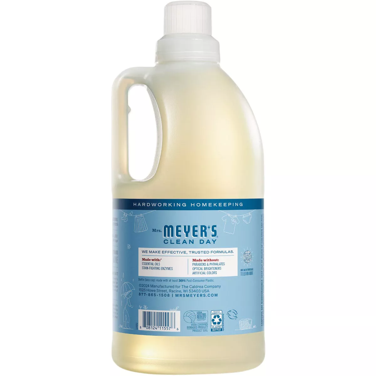 Mrs. Meyer's Clean Day 64 Oz. Rain Water Concentrated Laundry Detergent