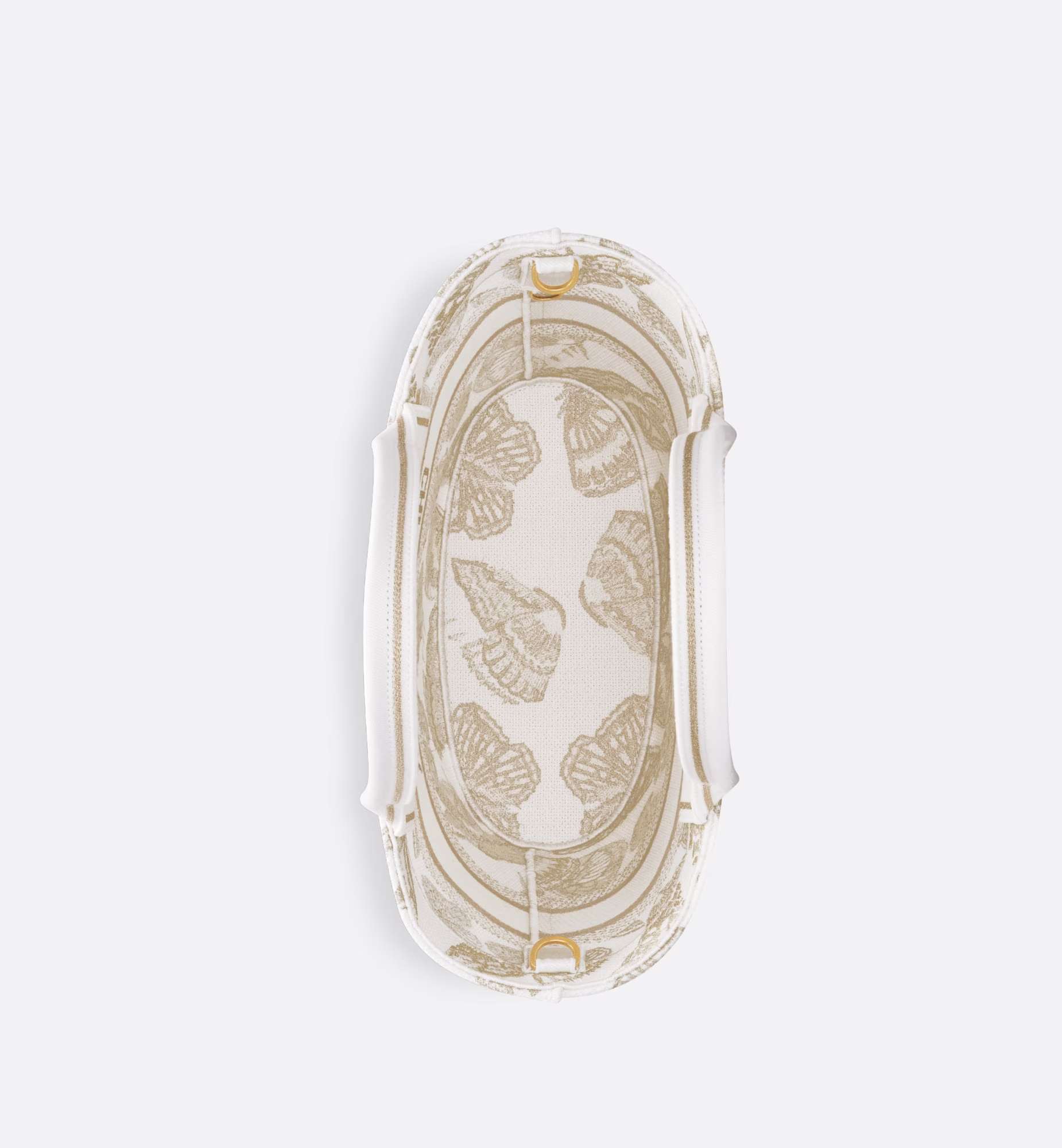 Christian Dior Hat Basket White And Gold-Tone Bag For Women M1328CECH_M01E- 10.5 Inches/ 27 Cm1:1High-quality replica