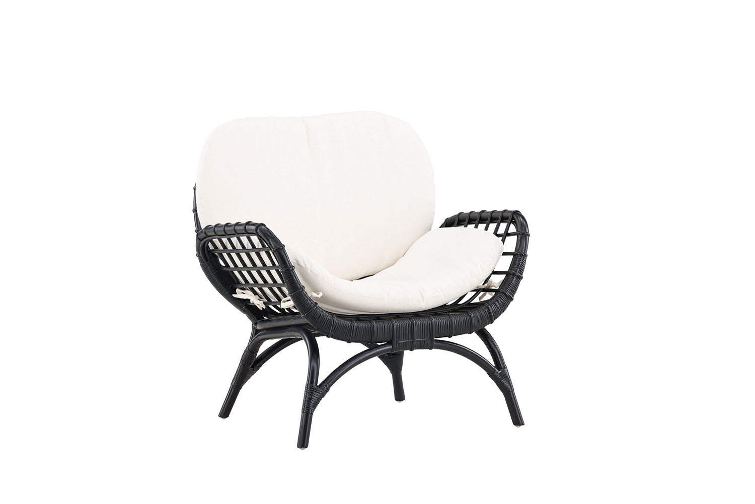 Rebellenclub Quarto Loungestoel - Zwart