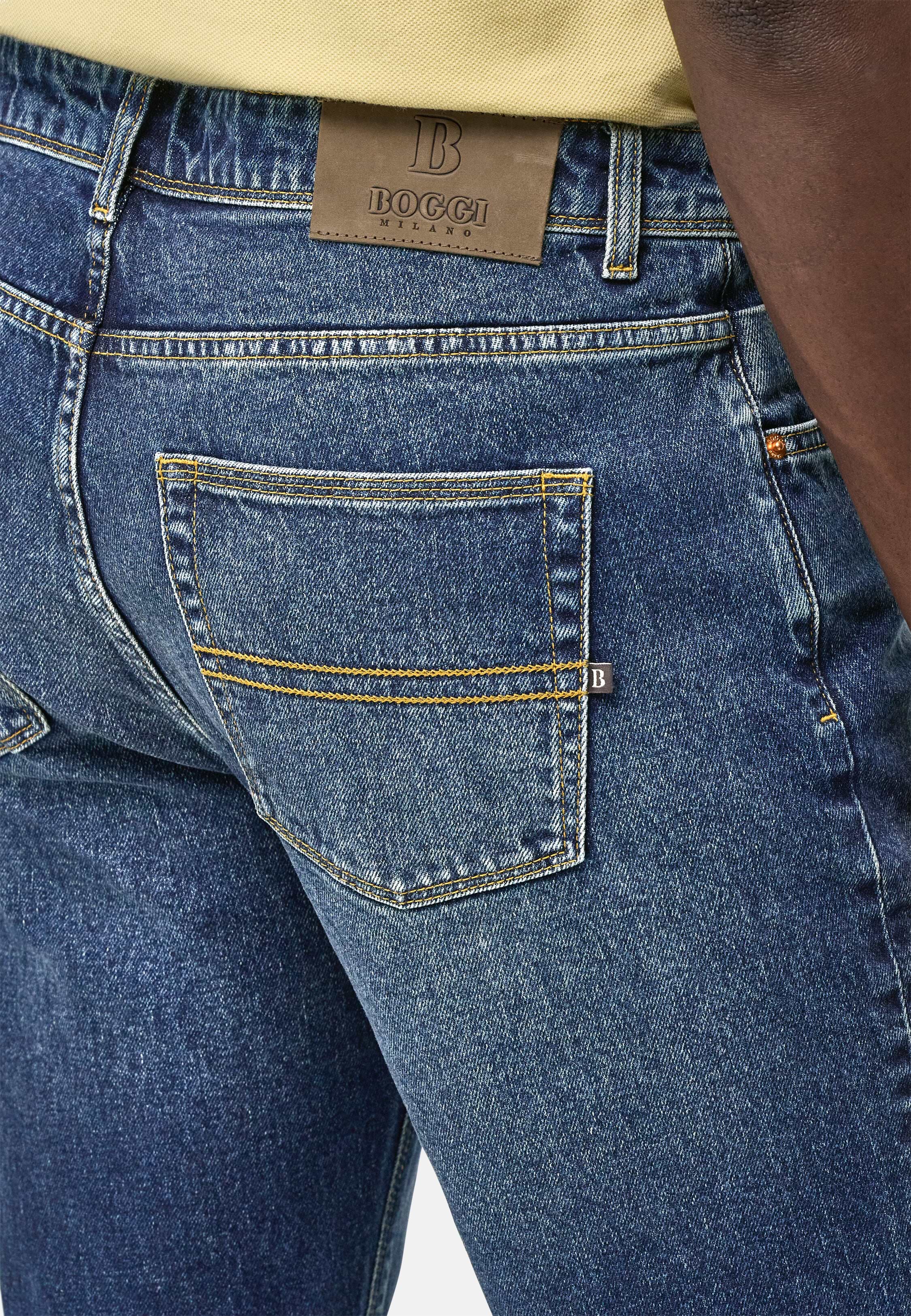 BOGGI Medium Blue Stretch Denim Jeans