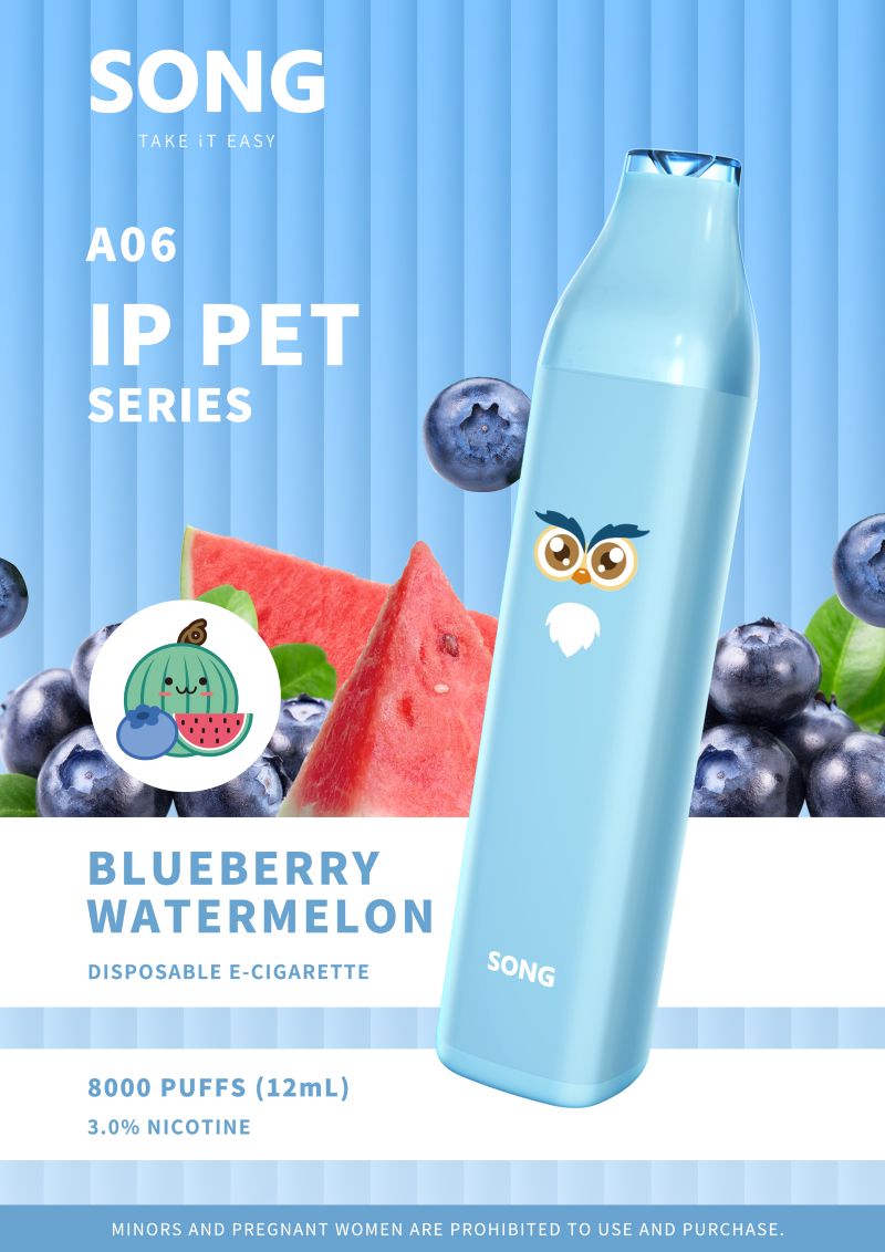 （2 pack）SONG  A06-IP Pet – 8000Puffs