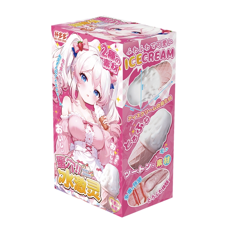 Dr.YUU Ice Cream Pocket Pussy packaging with a pink candy-style design
