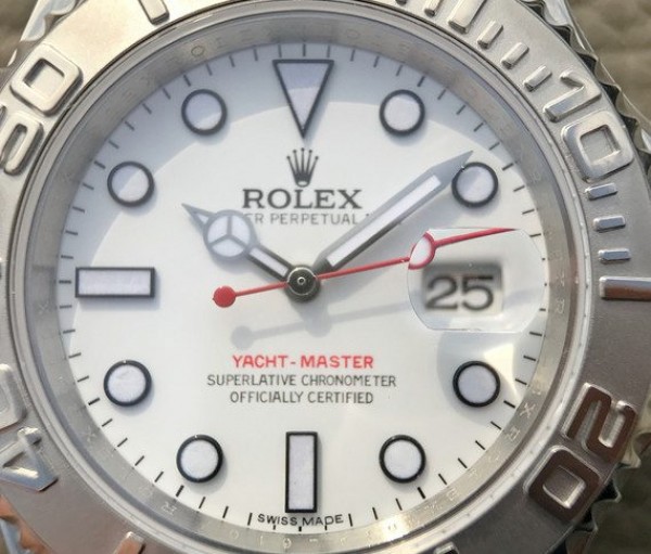Replica Rolex Yacht-Master 116622 JF White Dial on SS Bracelet SH3135 - Top club