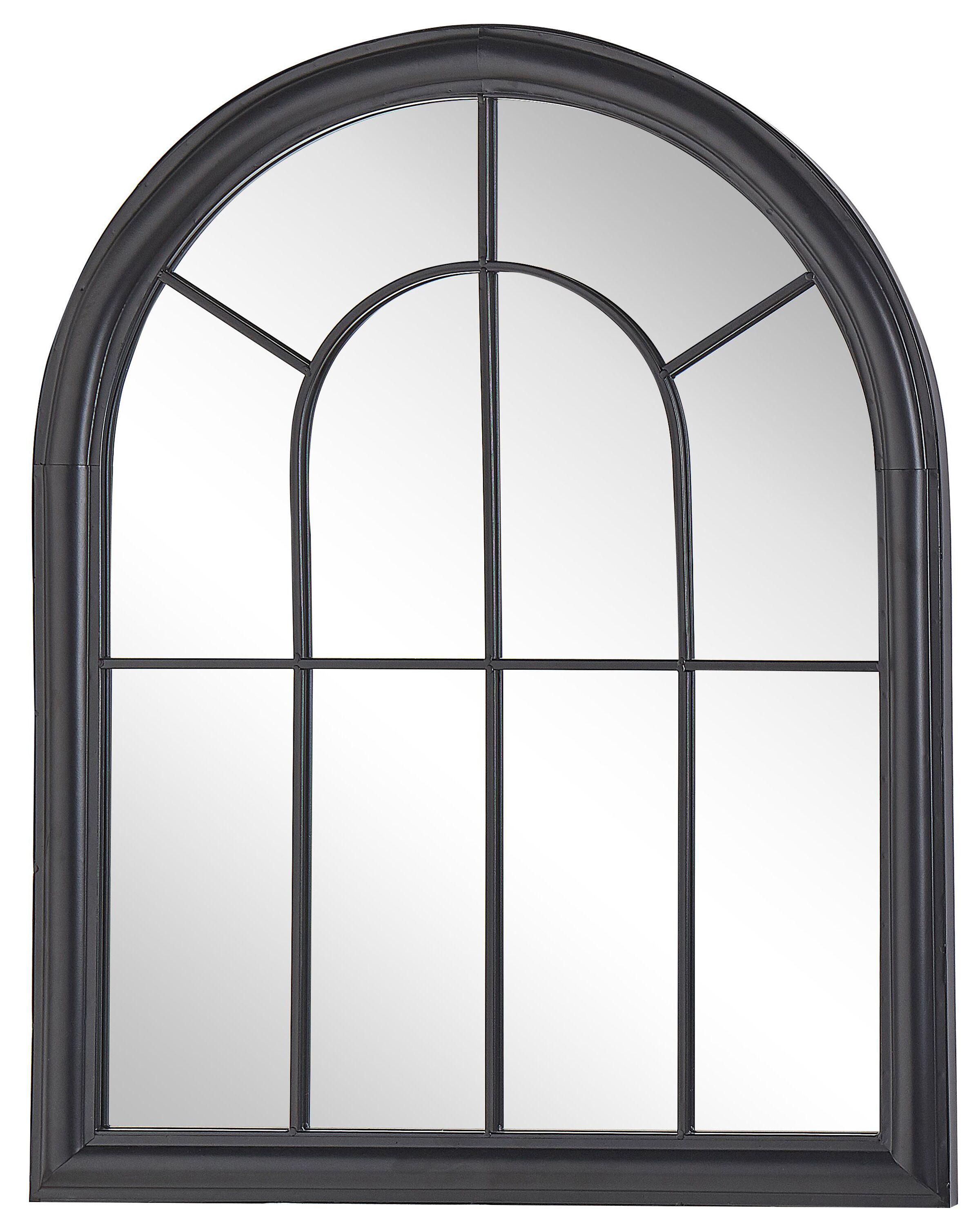 Wall Mirror EMBRY 69 cm 89 cm Metal Black