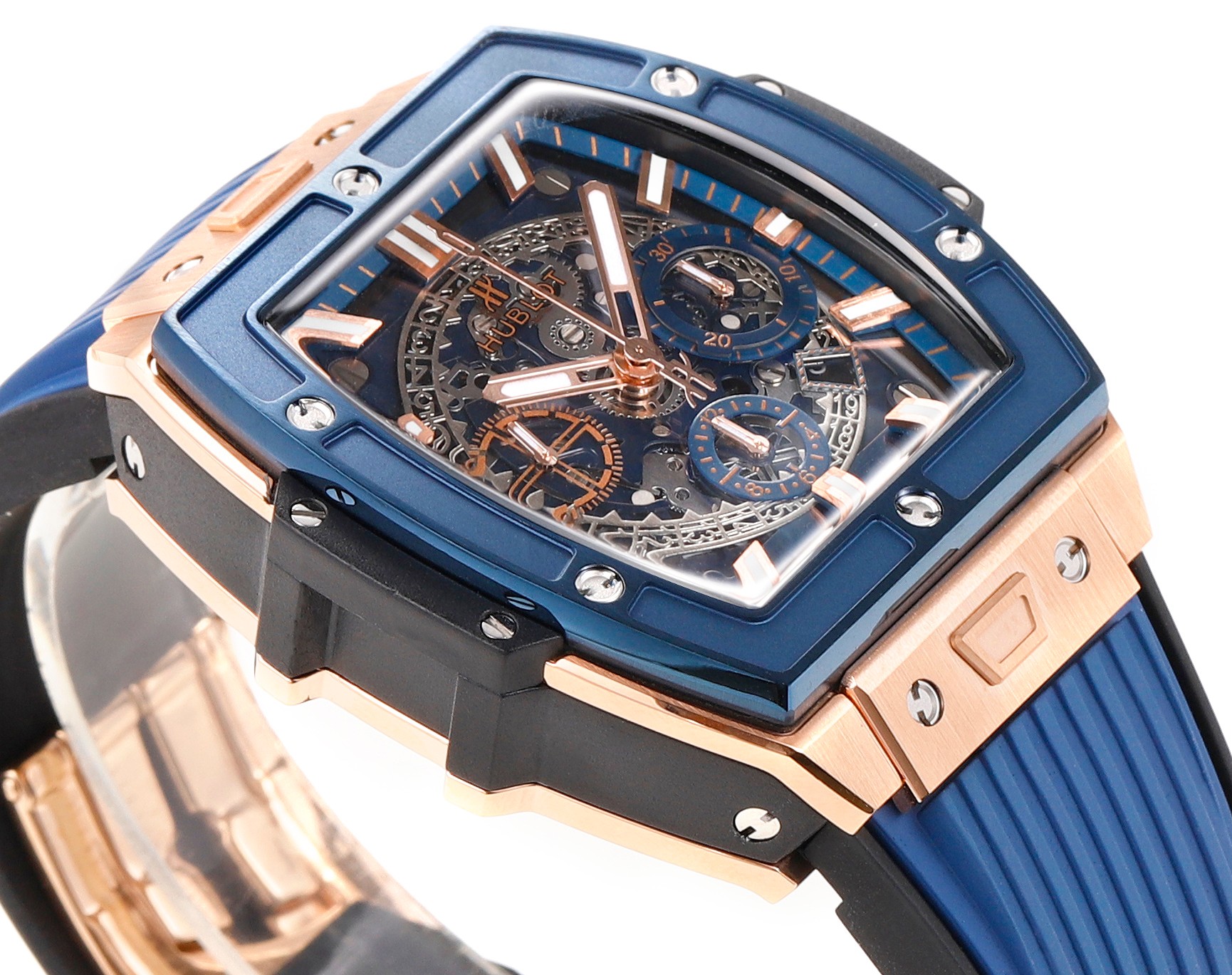 Hublot Spirit of Big Bang Textured Rubber Strap(1:1 replica) - Top club