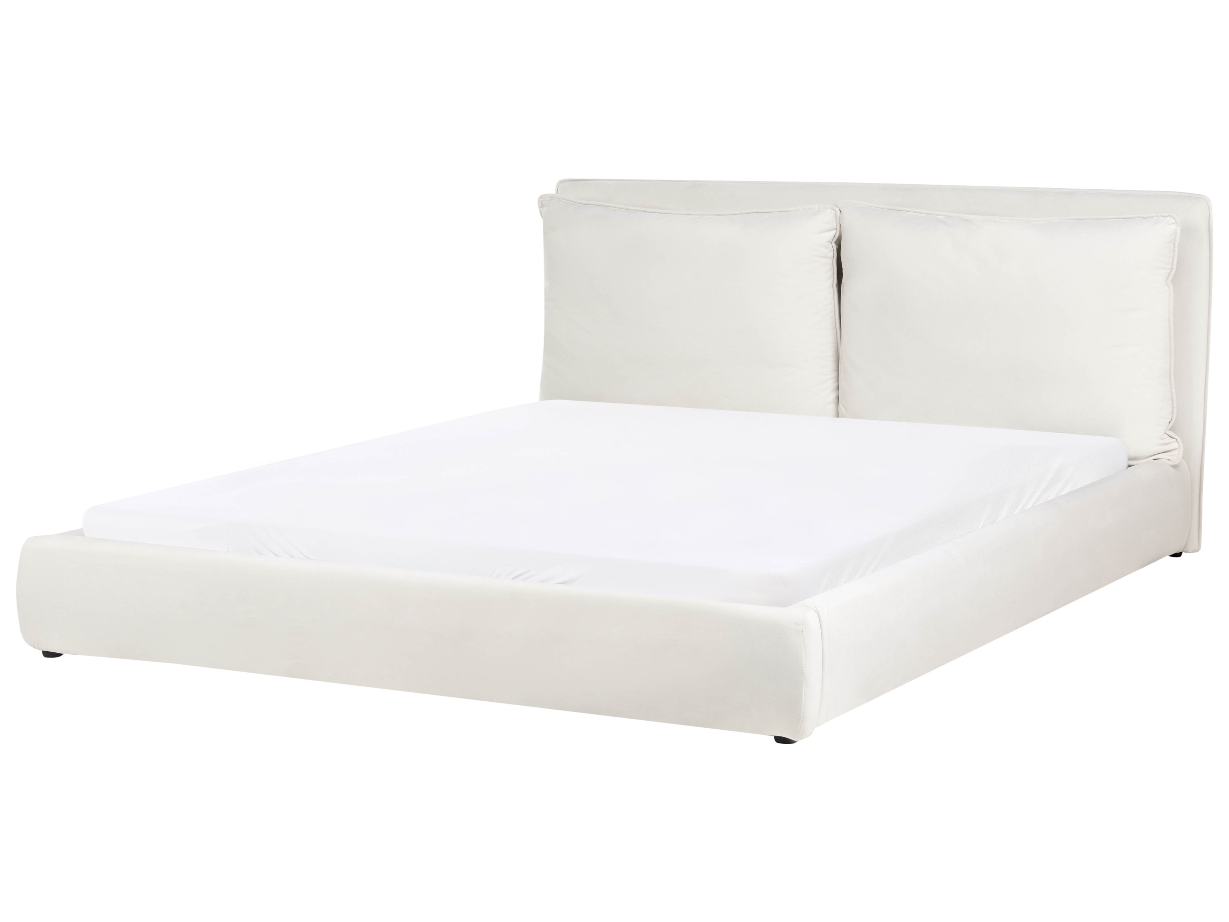 Waterbed Velvet BAJONNA 180 x 200 cm (EU Super King) Off-White