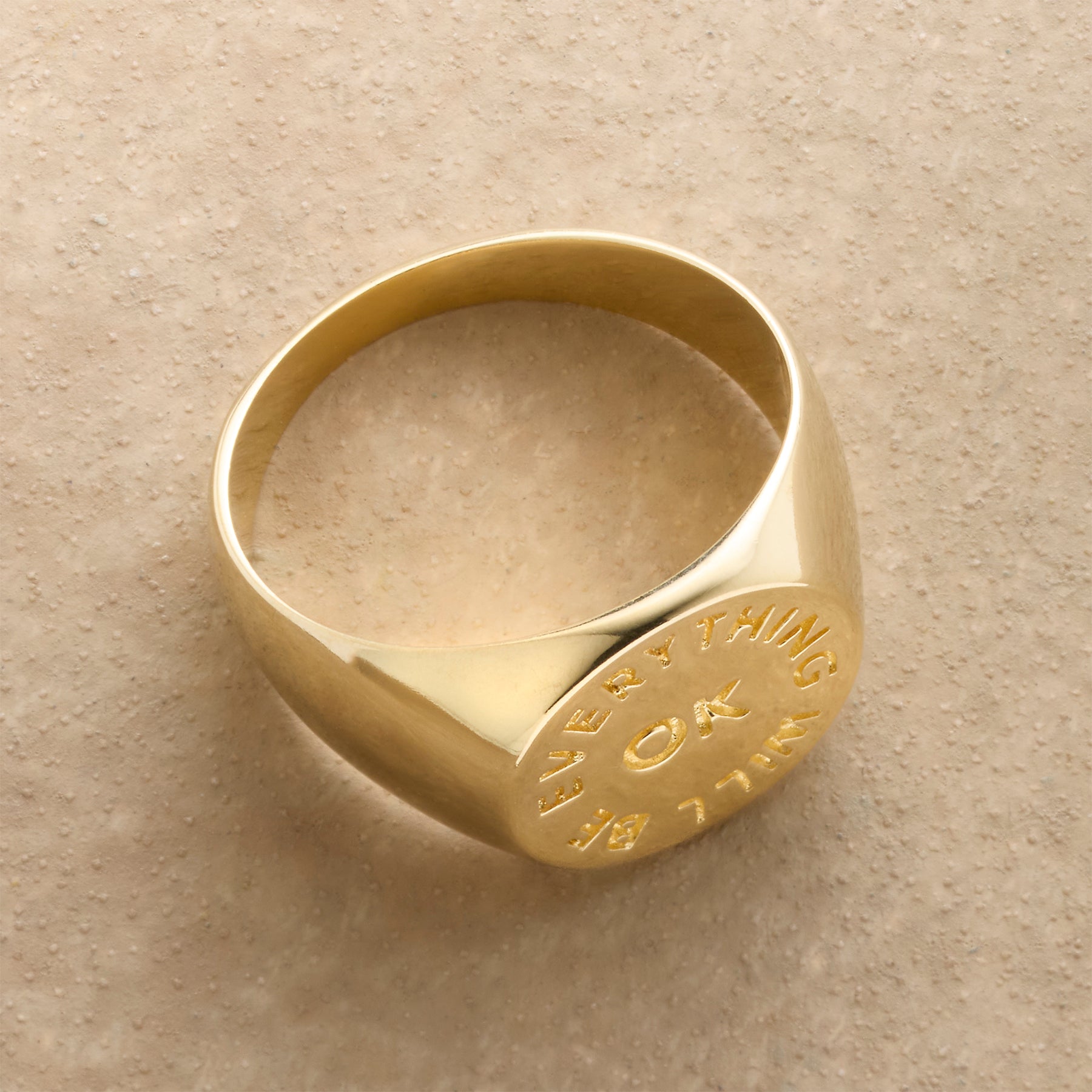 Positivity Signet Ring - Sundance Clothing