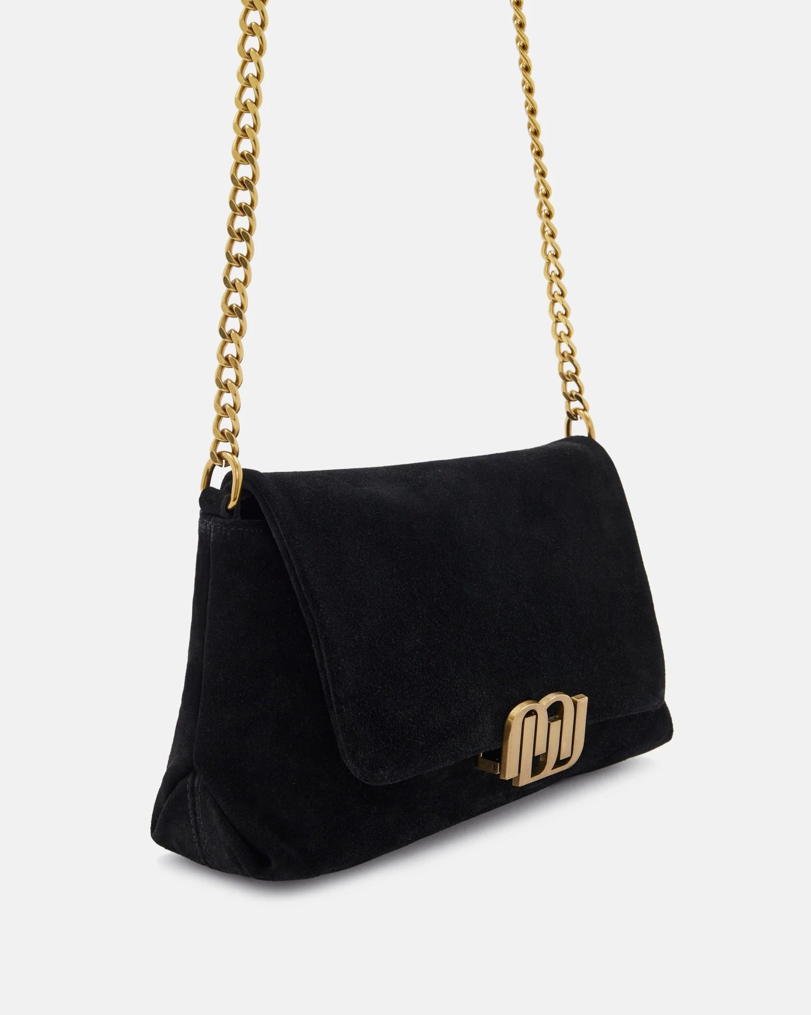 SAC GEORGIA/VEL - En cuir velours noir