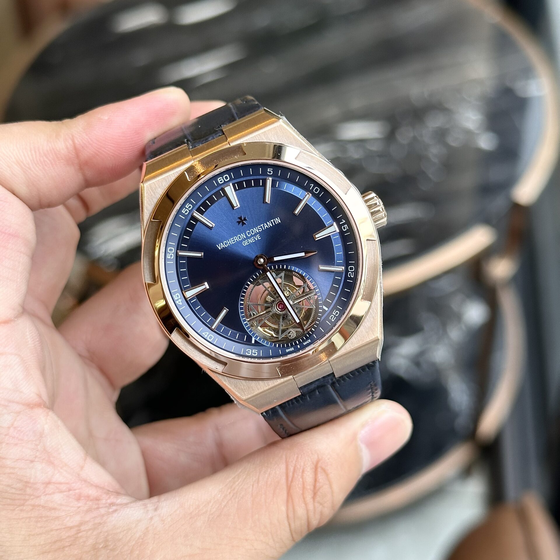 Vacheron Constantin Overseas 6000V Tourbillon Rose Gold Replica 11 Watch 42.5mm - Top club
