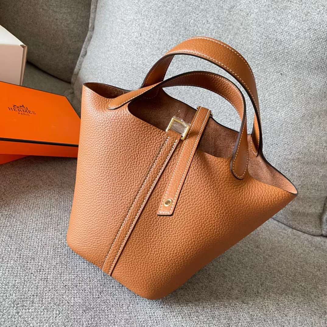 Hermès Picotin Leather 18cm Bag1:1High-quality replica
