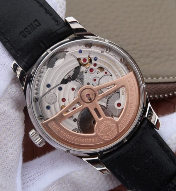 Replica IWC AZ Portuguese Tourbillon IW5046 White Dial YG Markers - Top club
