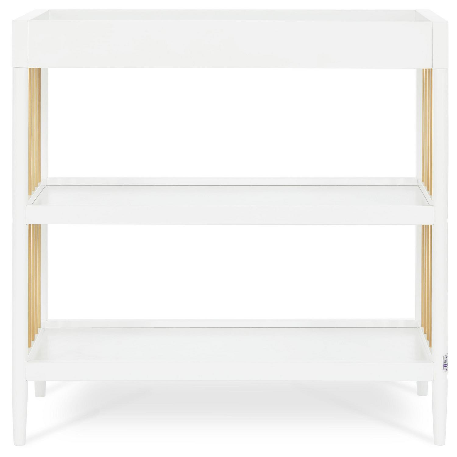 Dream On Me Sleepy Little Sloth Changing Table. Free Changing Pad Included. Natural And White