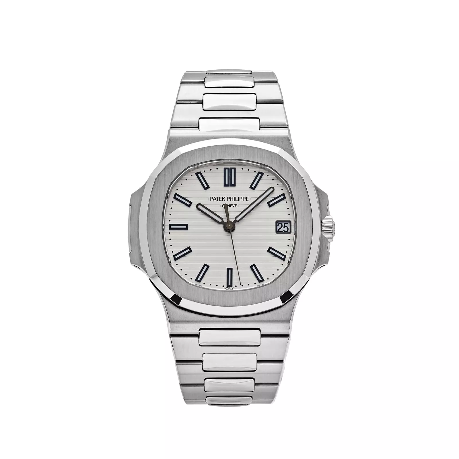 Patek Philippe Nautilus Gold White Dial Mens Watch 5711/1A-011(1:1 replica) - Top club