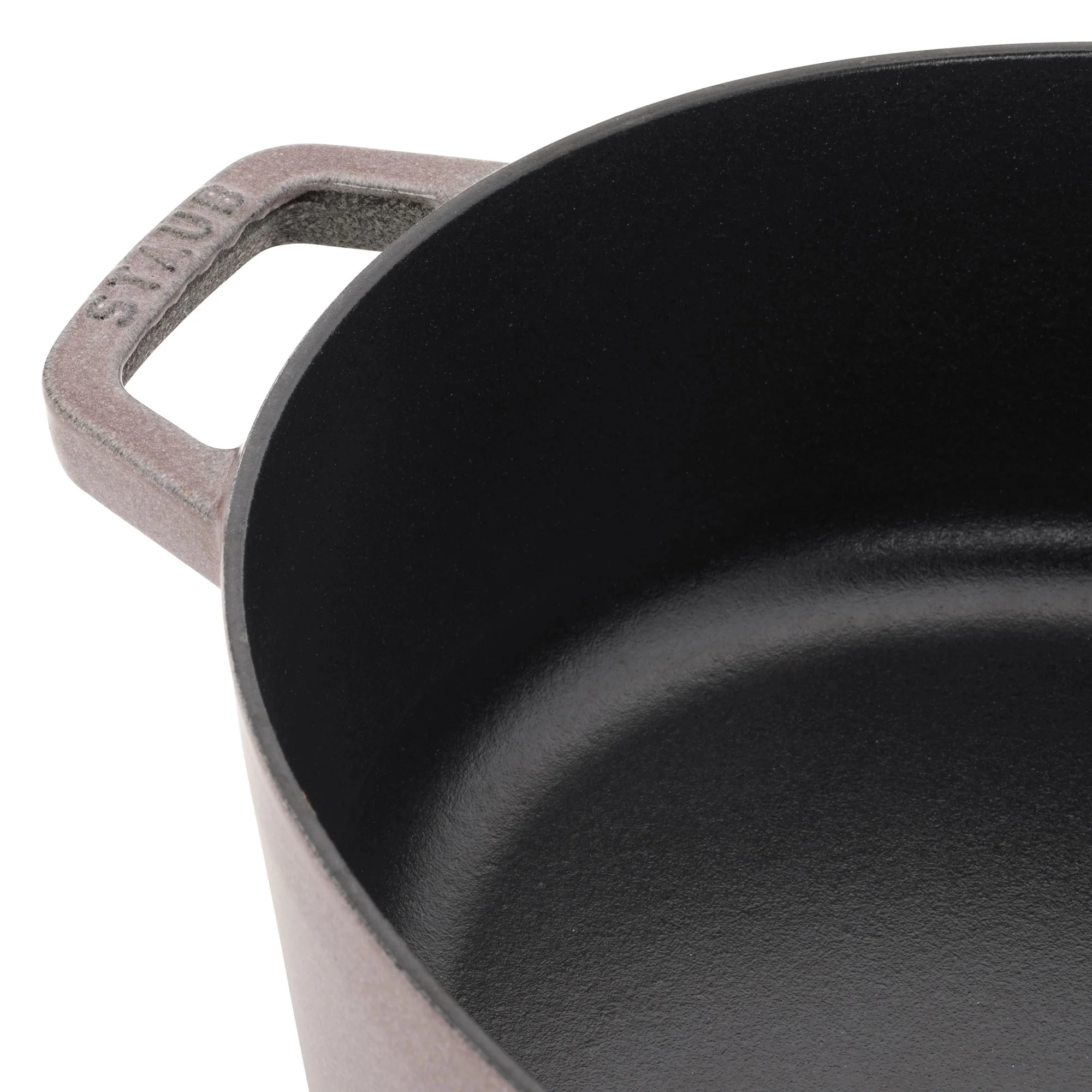 Staub Cast Iron 6.25-qt Shallow Oval Dutch Oven - Citron - Image 48