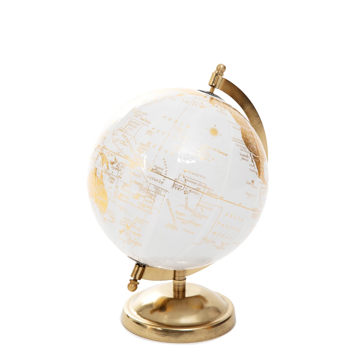 Globus dekoracyjny GLOBE złoty 18x15x25 cm