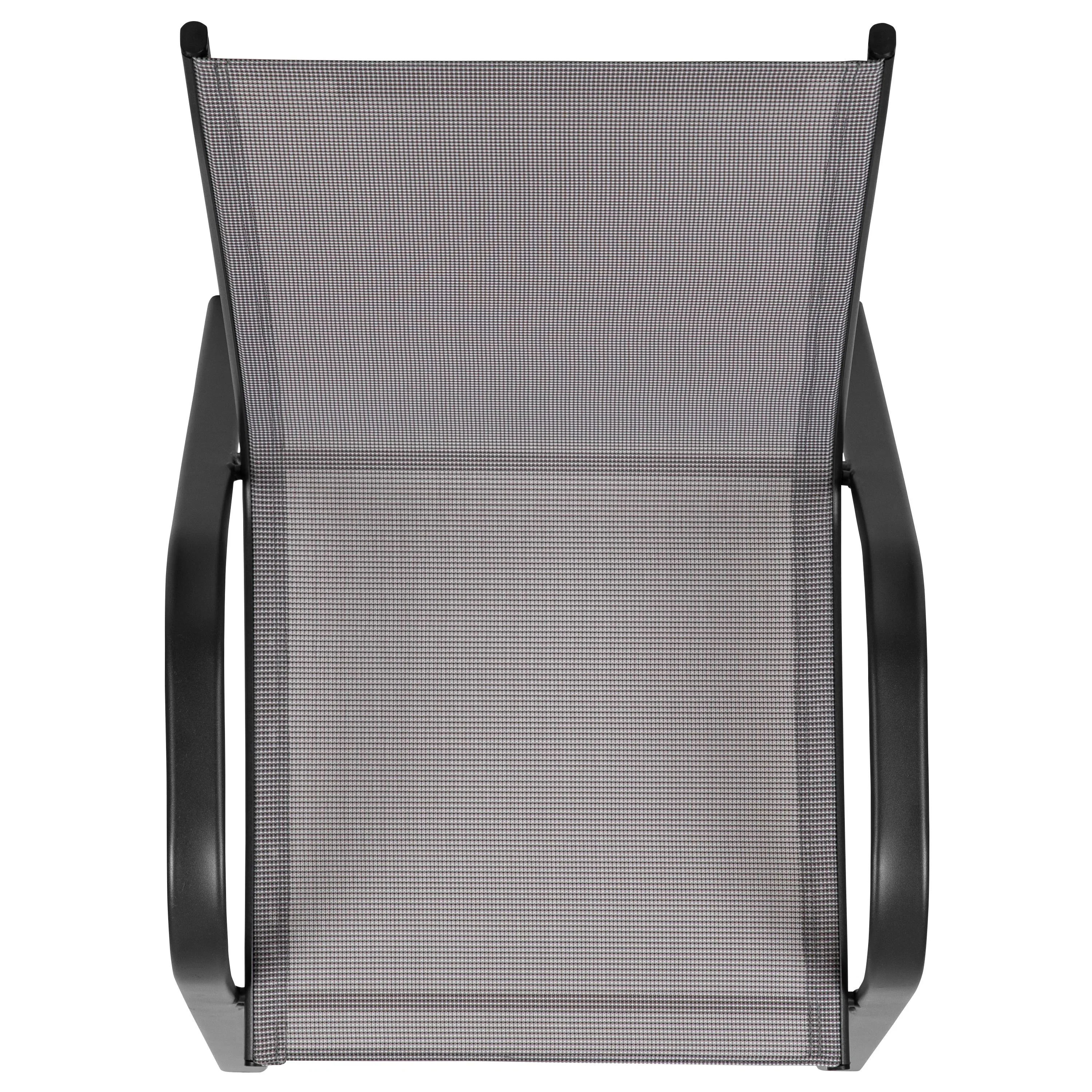Emma + Oliver Outdoor Stack Chairs, Gray, 4 Pack, 21.25in W x 29in D x 36in H - Image 12 Emma + Oliver Outdoor Stack Chairs, Gray, 4 Pack, 21.25in W x 29in D x 36in H - Image 12