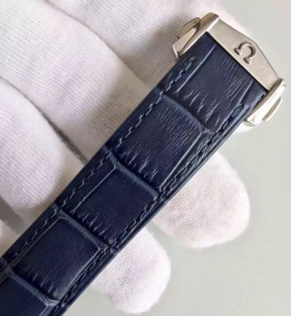 Replica Omega Seamaster CO-AXIAL 150M GoodPlanet SS GMT White Dial Leather A8605 - Top club