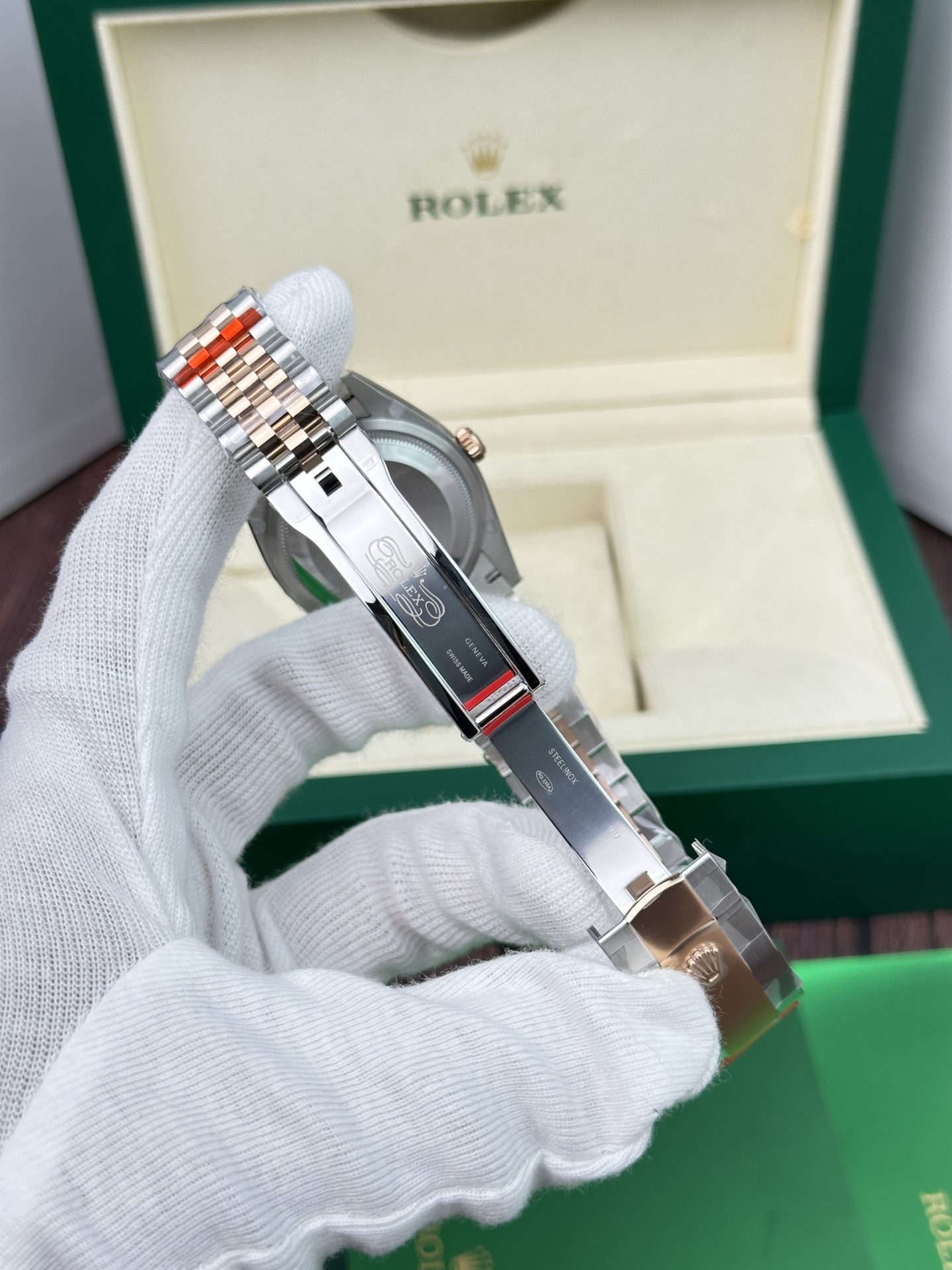 Rolex Replica 11 Watch Datejust Rose Gold Plated Chocolate Dial EW Factory 36mm - Top club