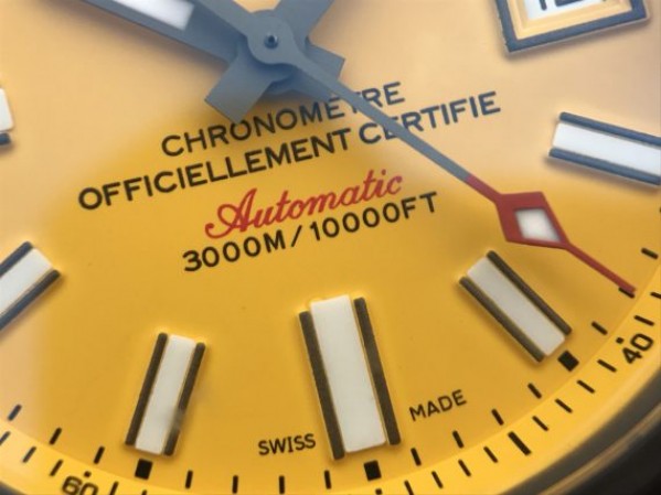 Replica Breitling Avenger II Seawolf PVD GF Yellow Dial Black Nylon Strap A2824 - Top club