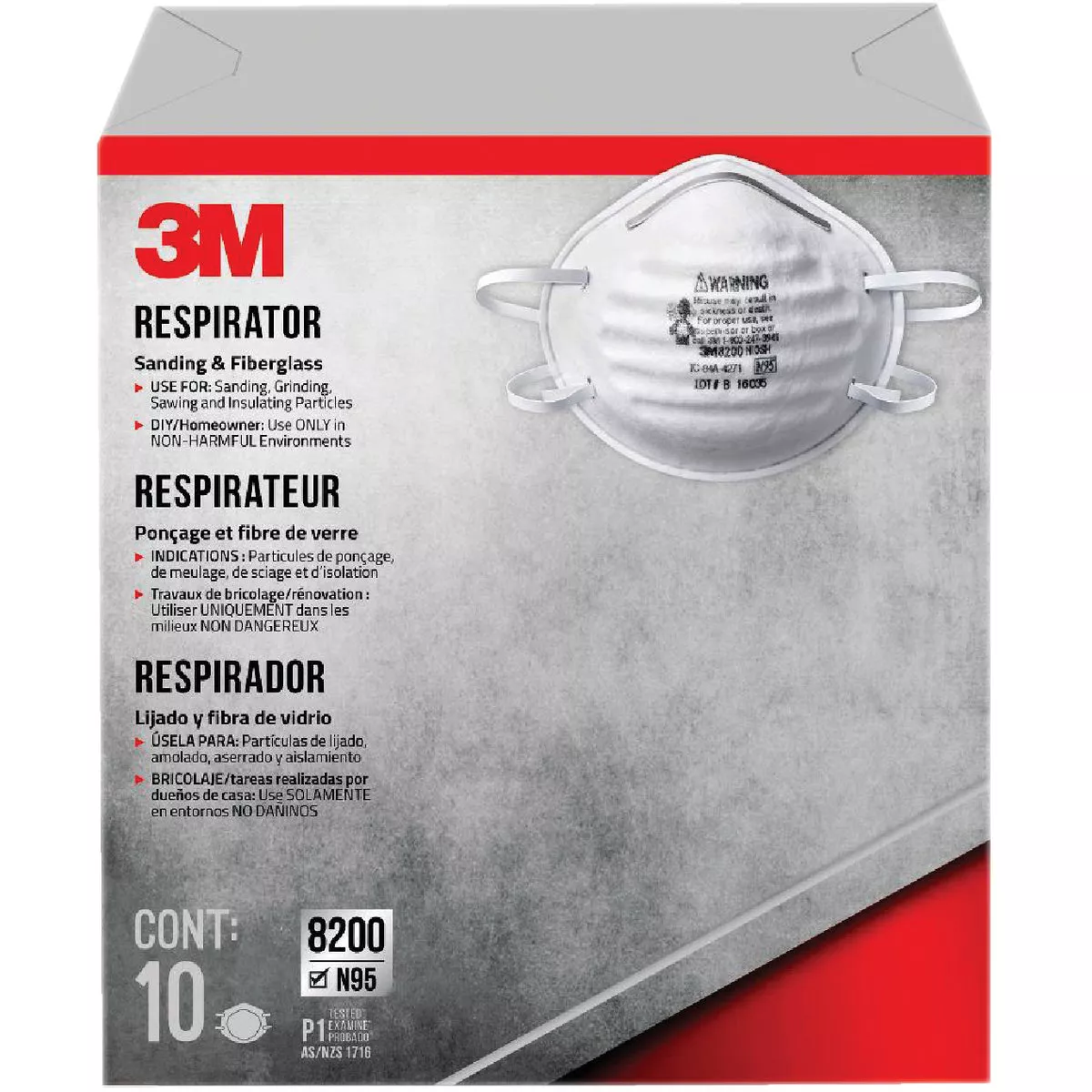3M N95 Particulate Respirator for Sanding & Fiberglass