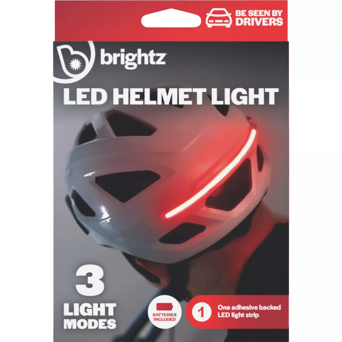 Brightz Red LED Helmet Light