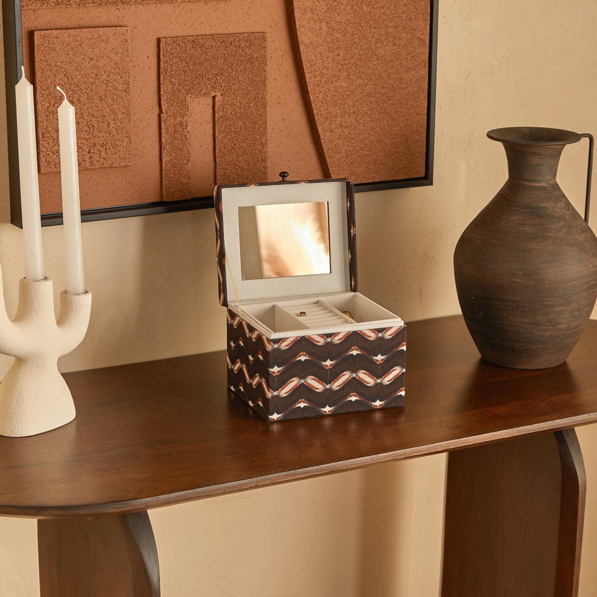 Jewelry Box "Wonja" Black, 18x13 cm