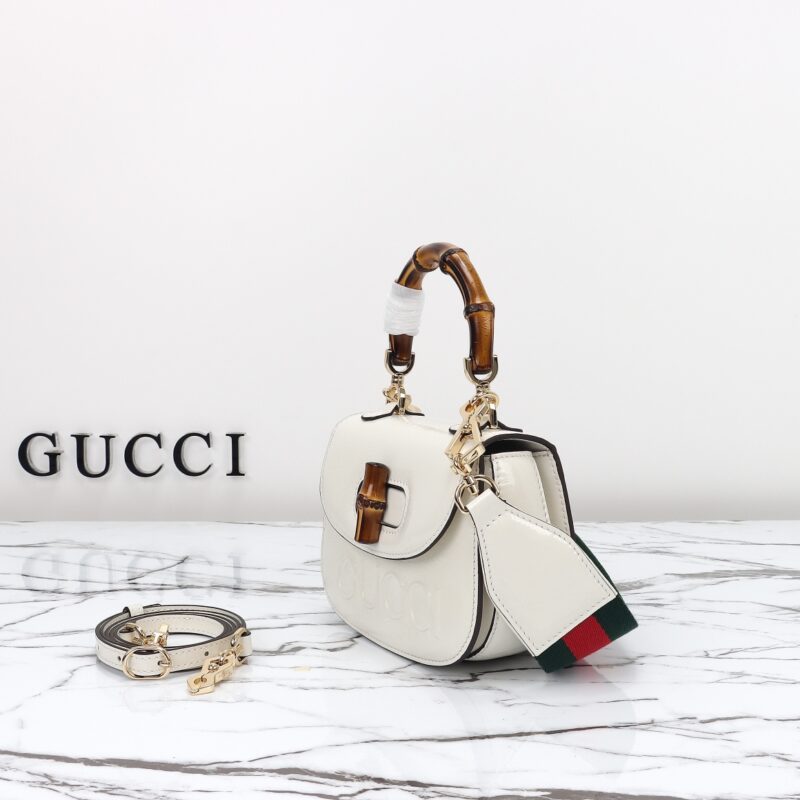 Replica Gucci Bamboo 1947 Patent White1:1High-quality replica