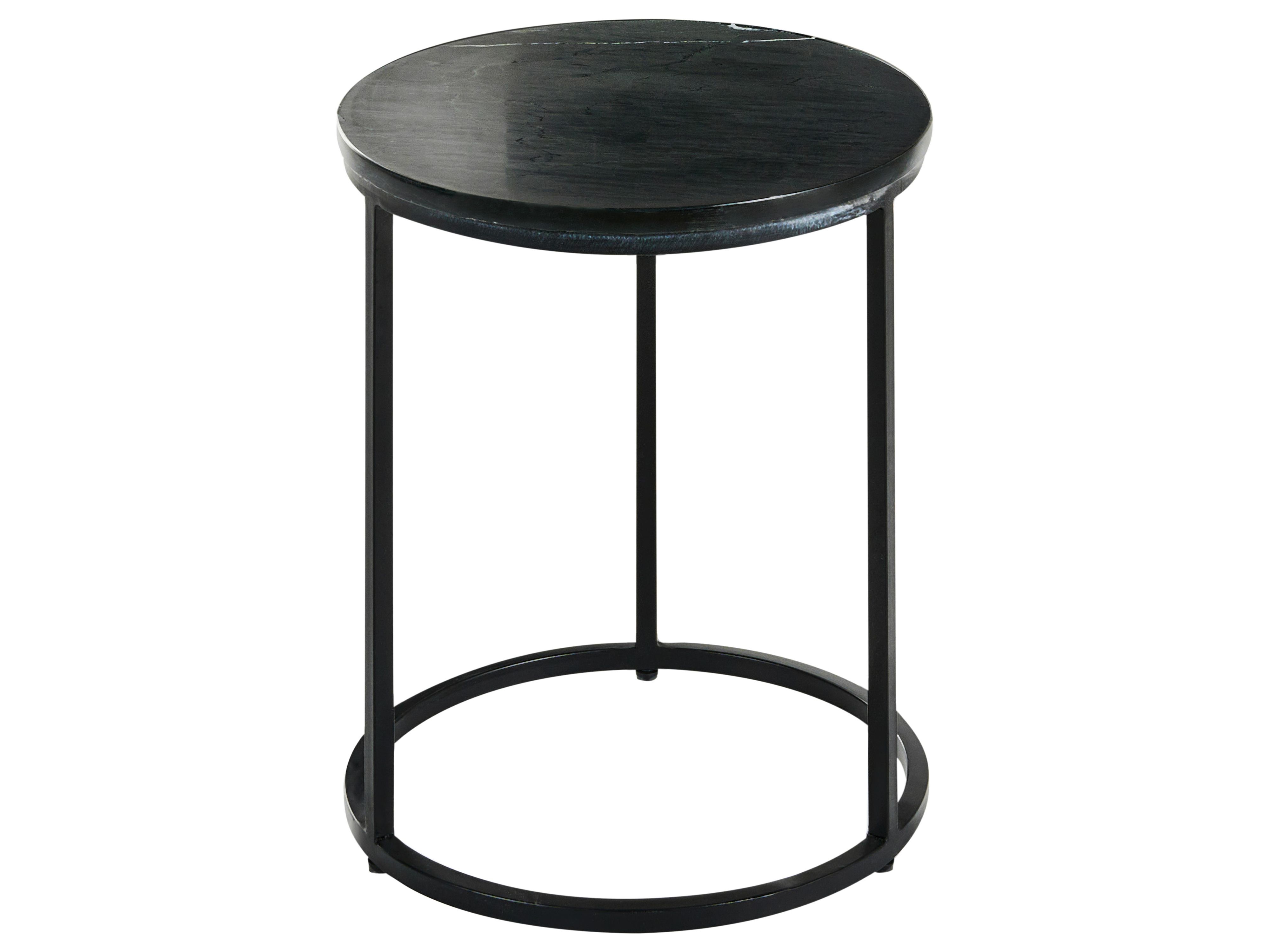 Side Table TYRELL Marble Black