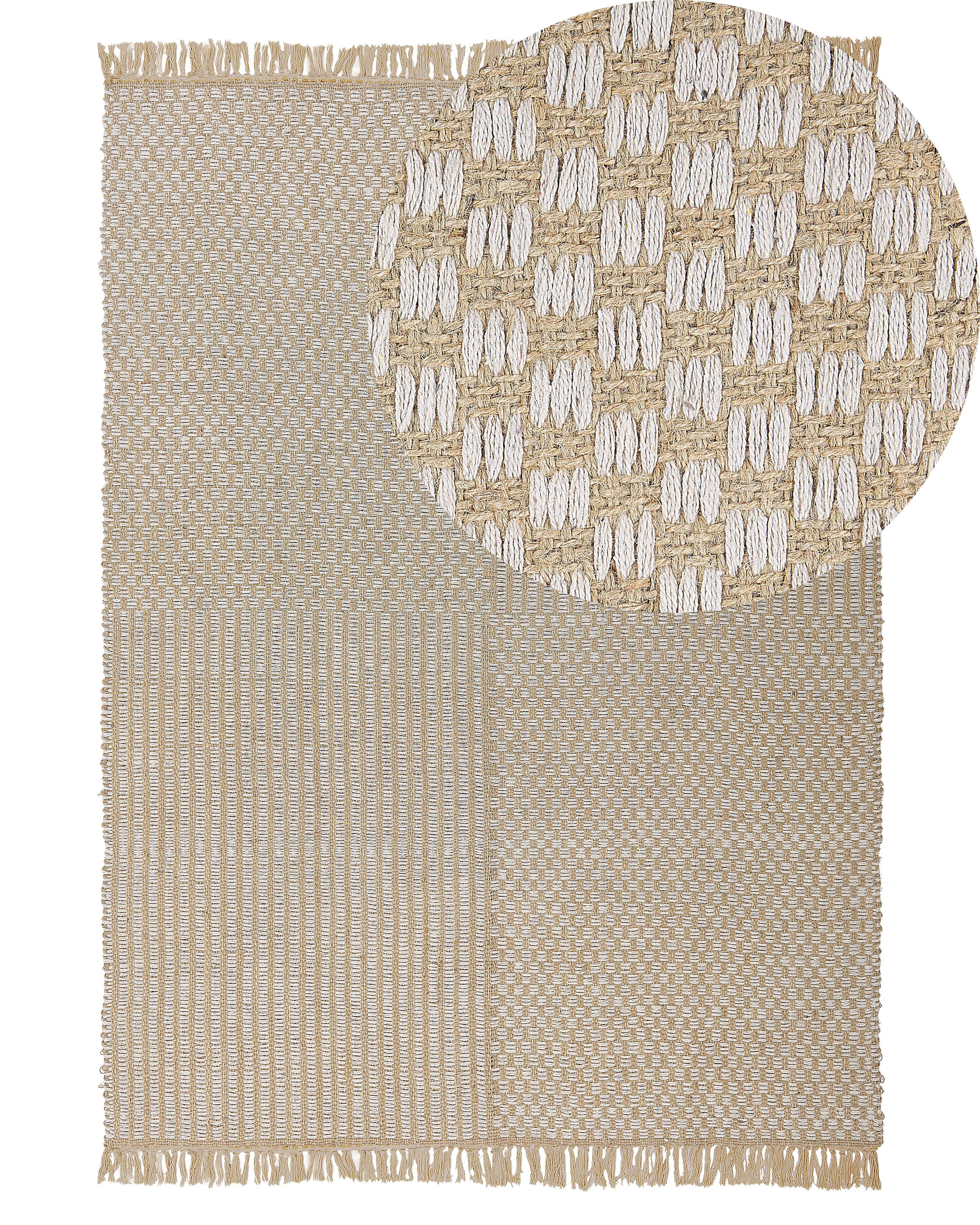 Rug ADABAG Beige 140 x 200 cm Jute