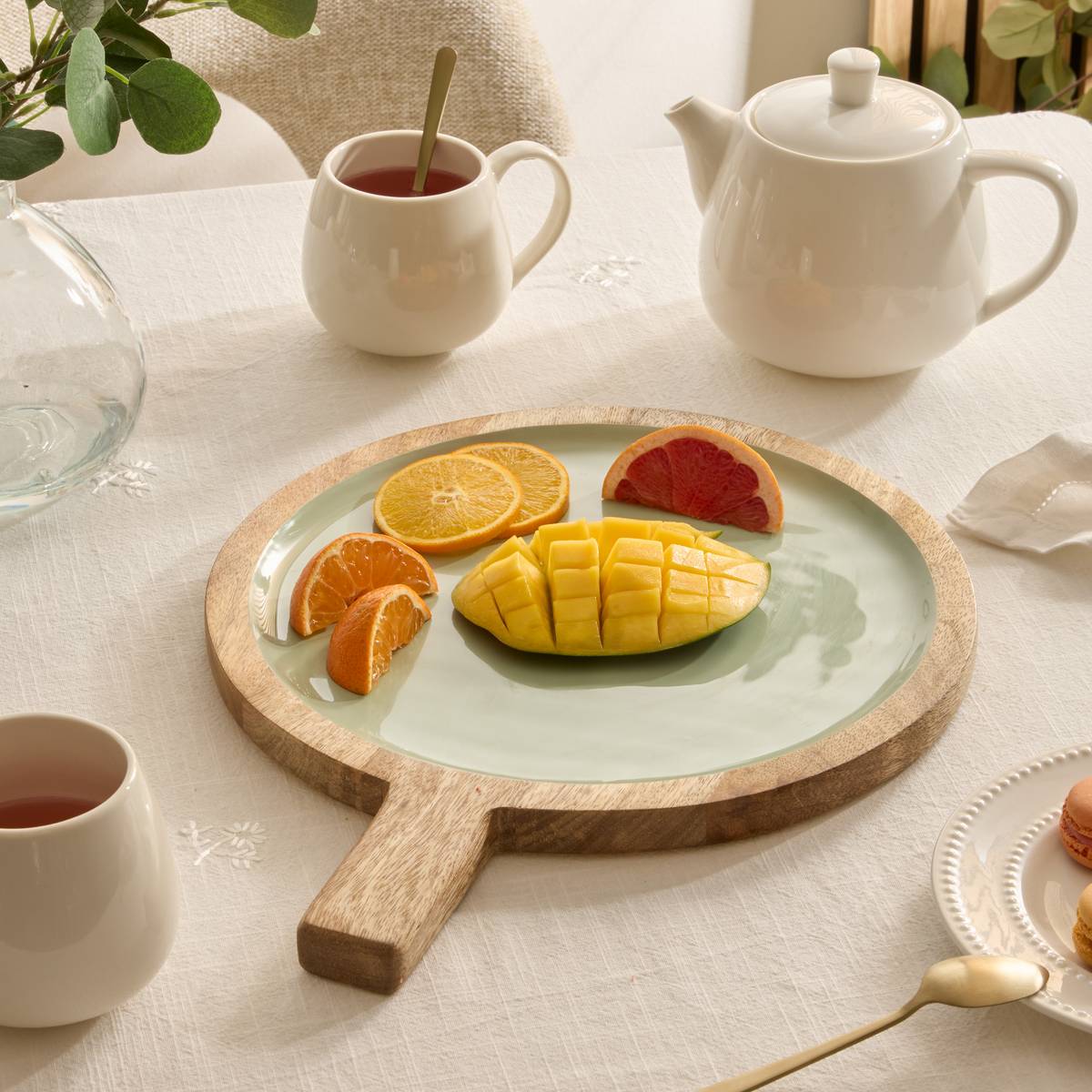 Plate"Inaya" Mango, 39.5x31 cm