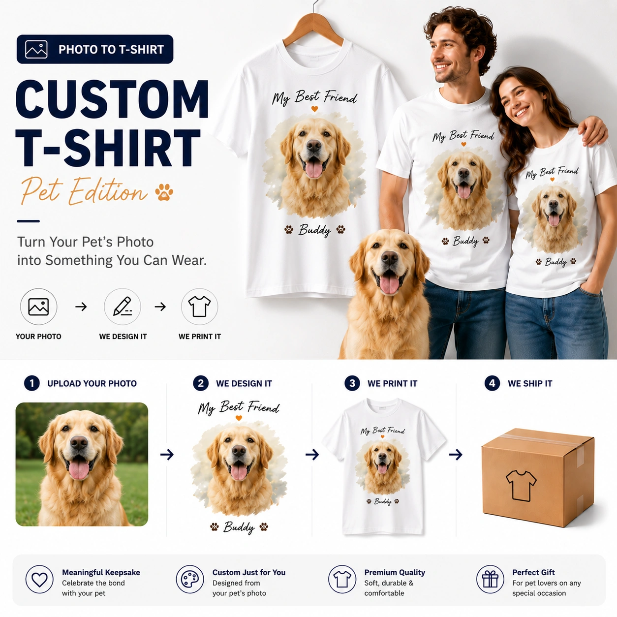 Pet Edition | Custom Pet Photo T-Shirt