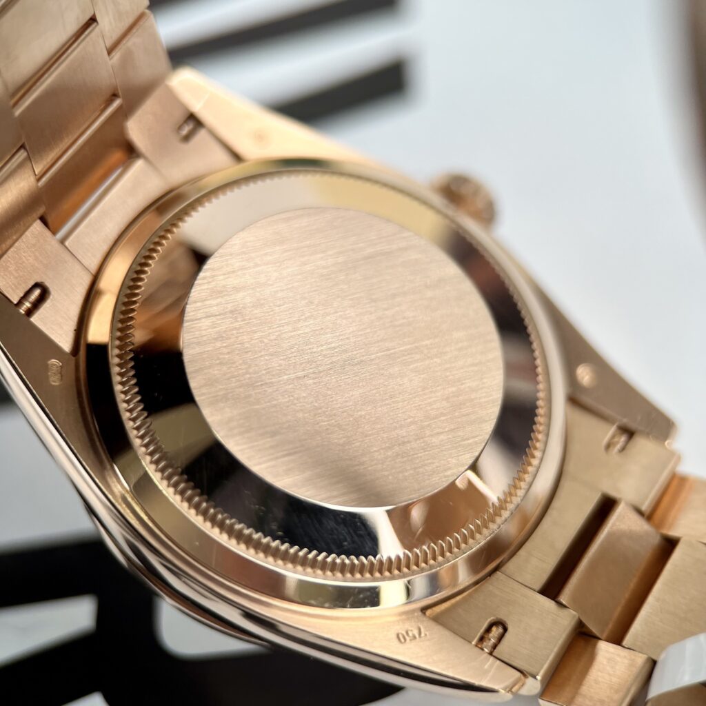 Rolex Day-Date Best Replica Watch Gold Wrapped + Diamonds Moissanite Baguette 36mm - Top club