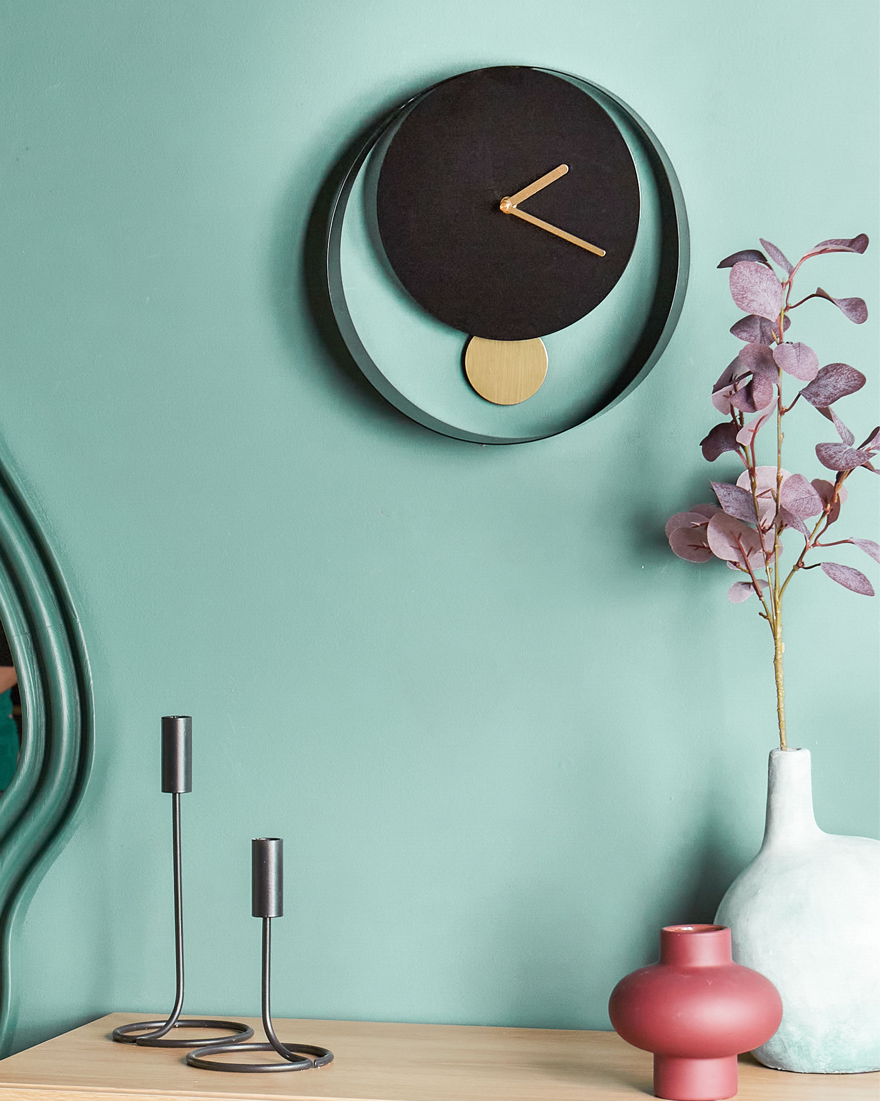 Wall Clock MAGLAND 30 cm Metal Black