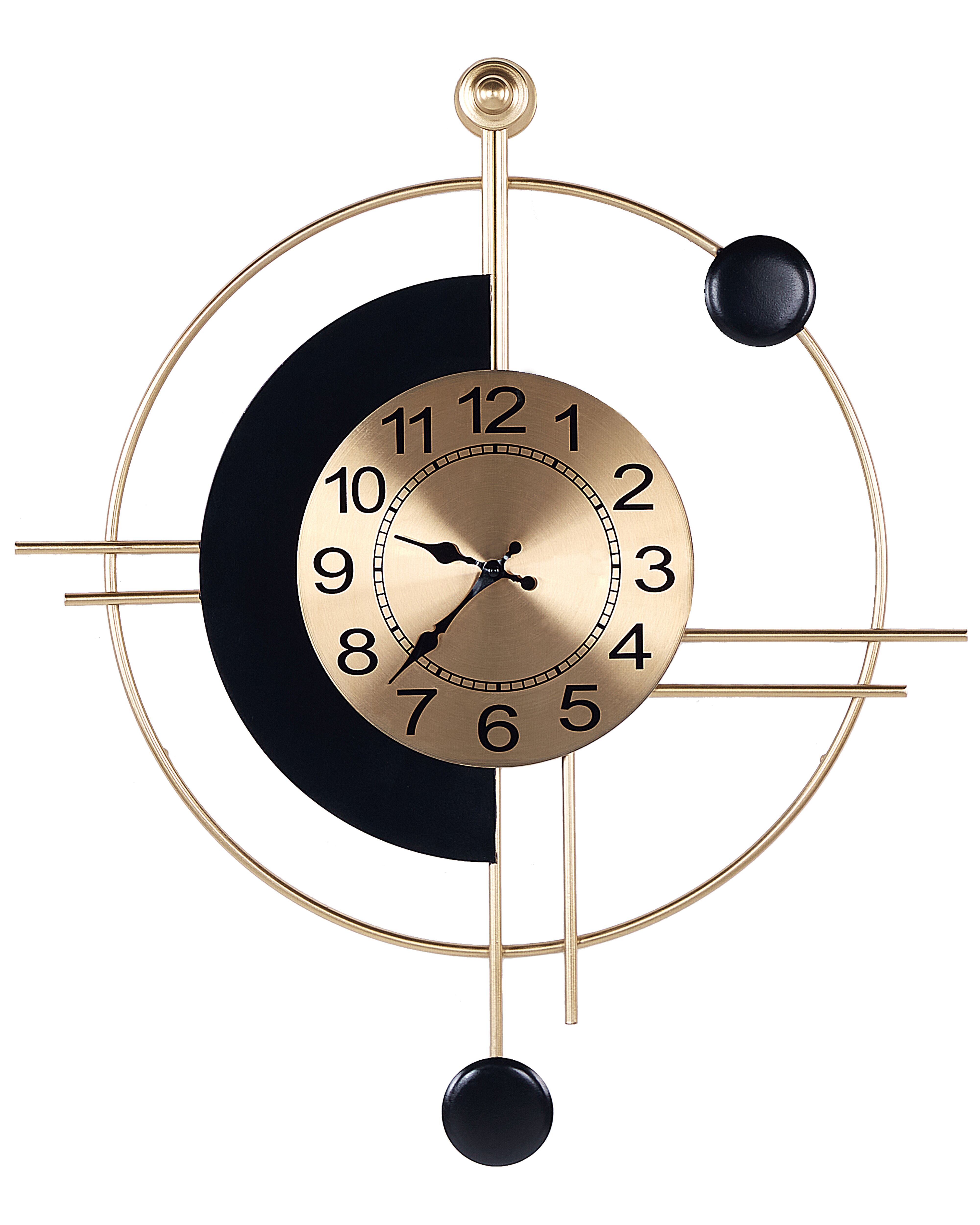 Wall Clock ALLOGNY 59 cm Metal Gold