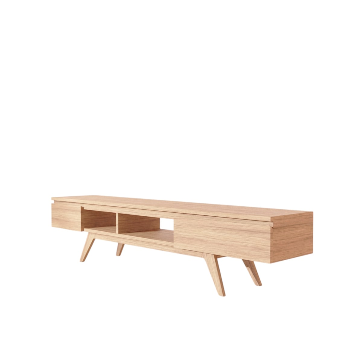 Tikamoon - Eikenhouten tv-meubel 180 Esmée