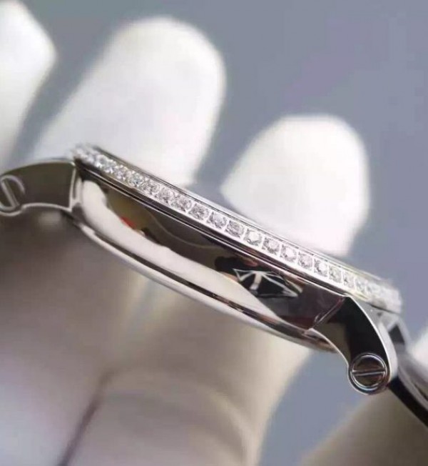 Replica Cartier Rotonde De Cartier Tourbillon Diamonds Bezel Blue Dial - Top club