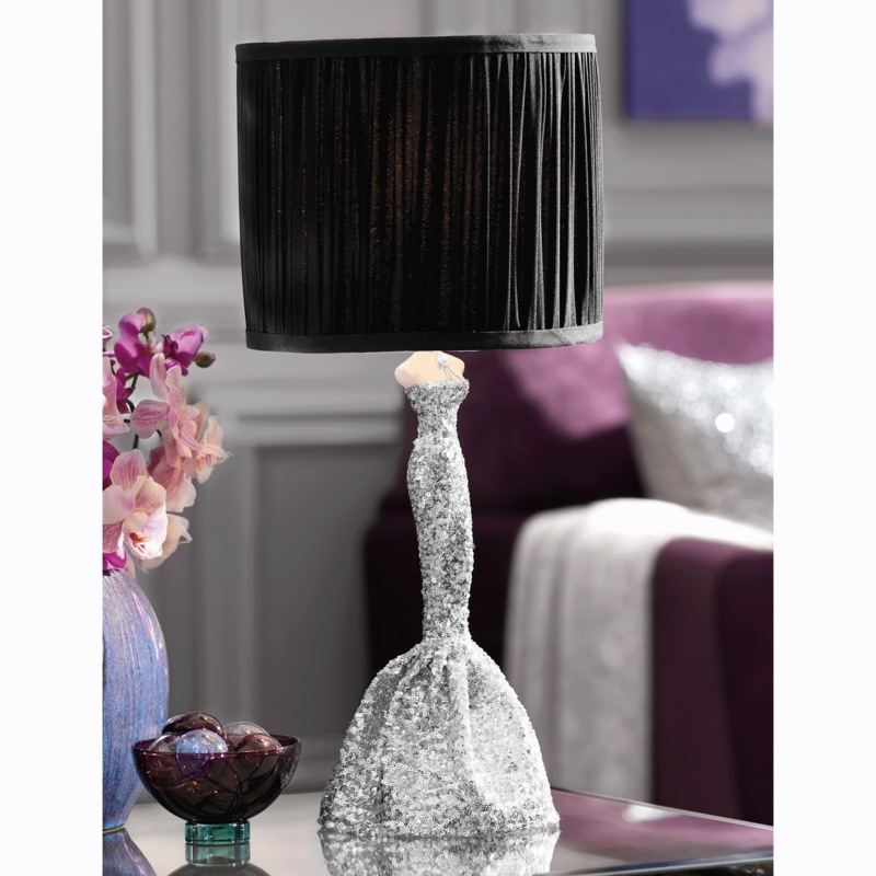 Sequin Mannequin Table Lamp - MIDNIGHT VELVET CATALOG