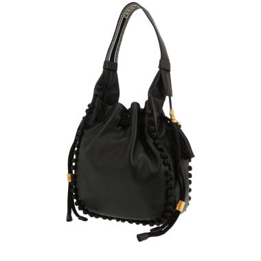 Dior Bucket handbag in black leather