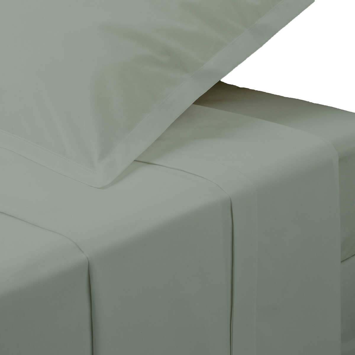 Sheet, percale Green, 240x290 cm