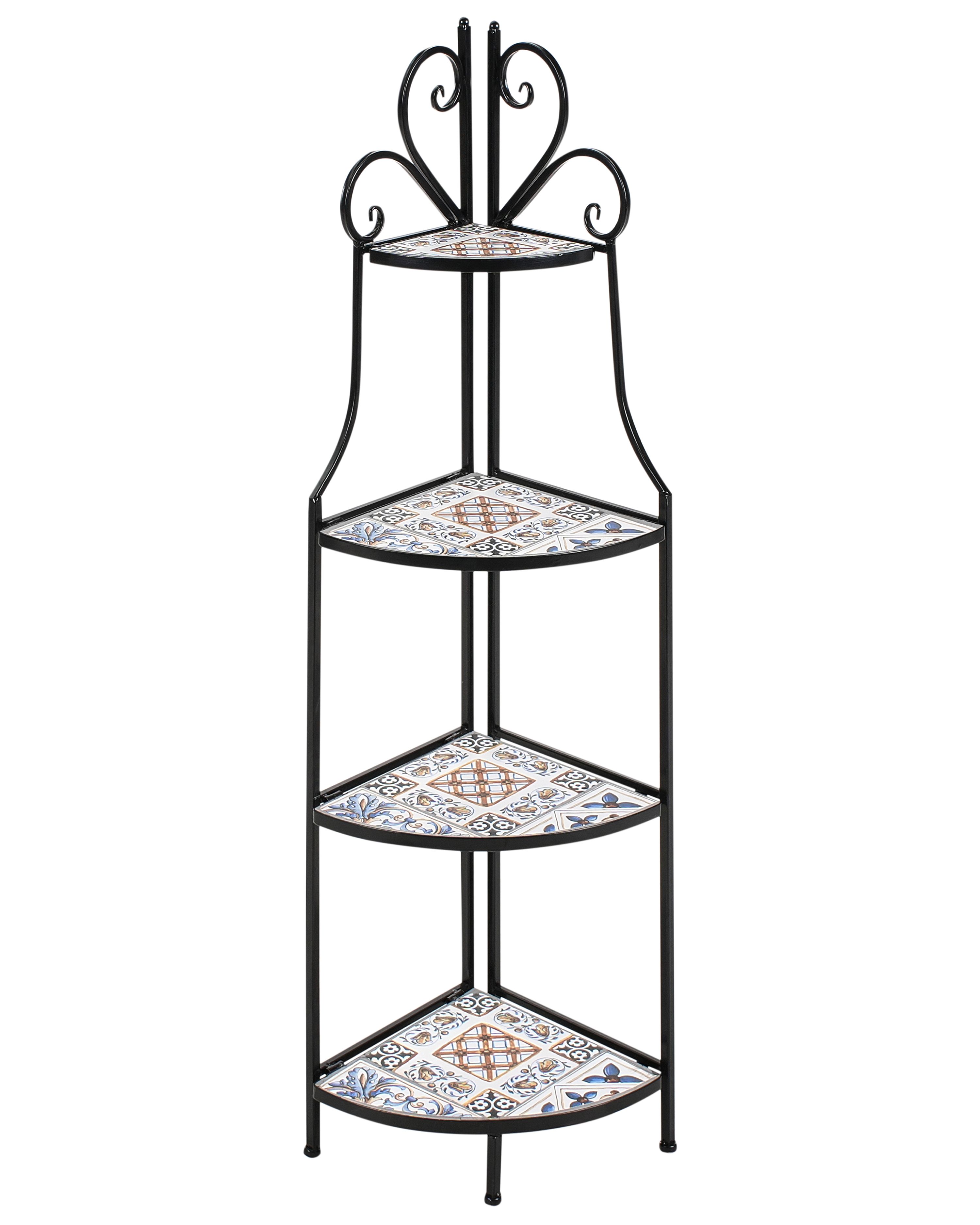 Shelving Unit FAVARA Metal 43 cm 32 cm Black