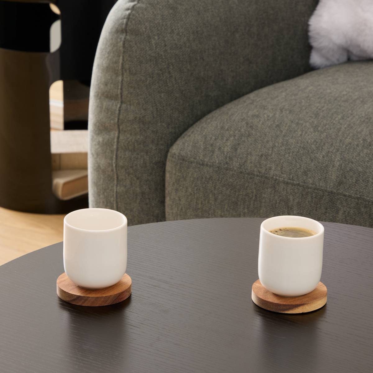 Mug "Elegance" New Bone China (Porcelain), 100 ml, White