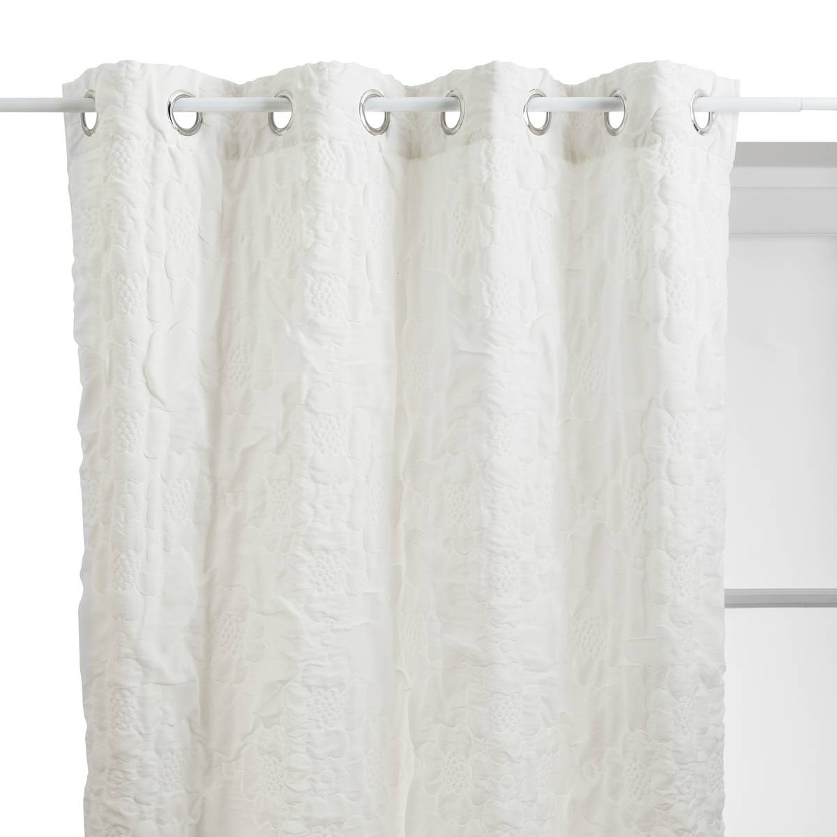 Curtain "Iris" White, 260x135 cm