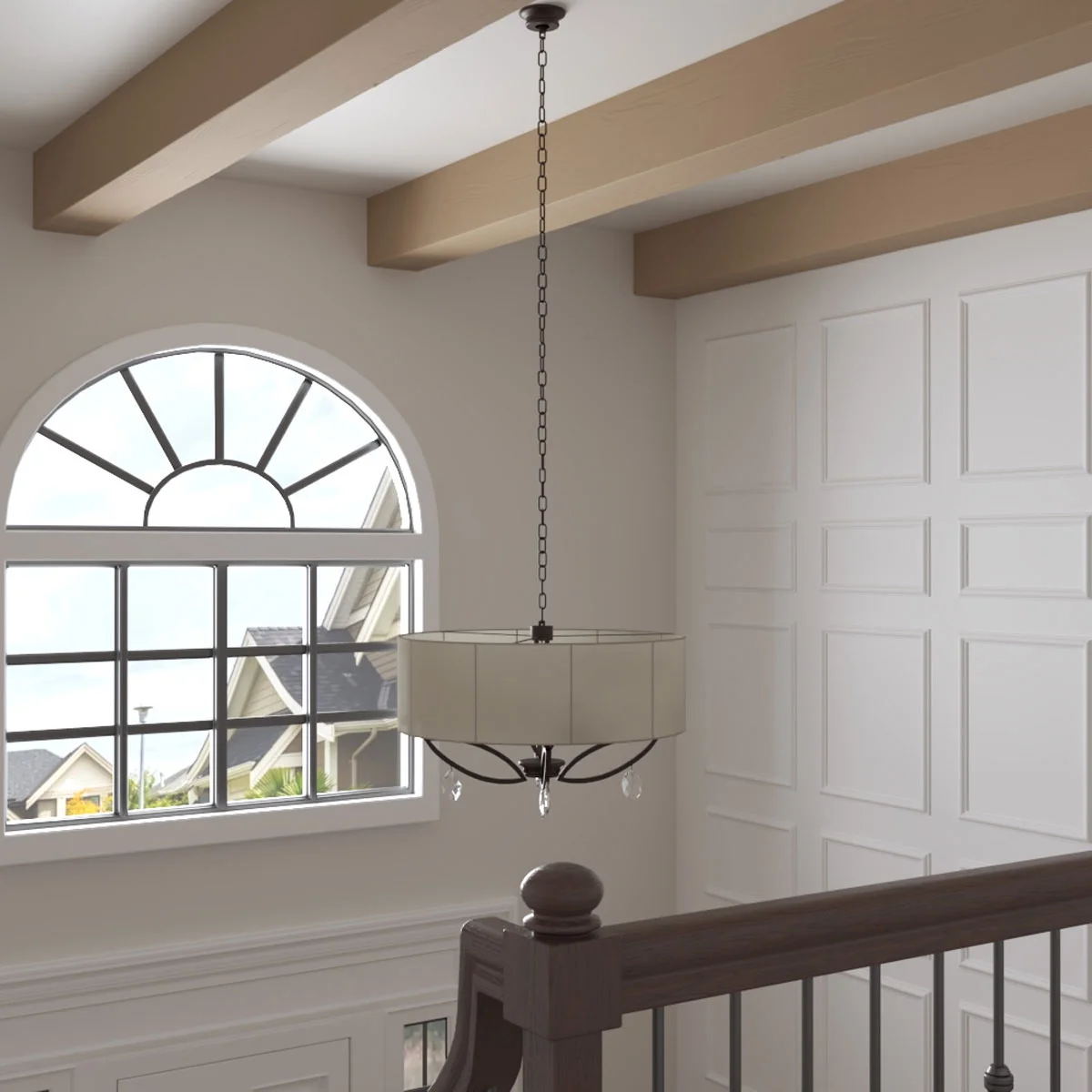 Ekena Millwork 3 1/2"W x 3 1/2"H x 120"L 3-Sided (U-Beam) Mena HeritageTimber Faux Wood Ceiling Beam, Kona Brown - Image 33