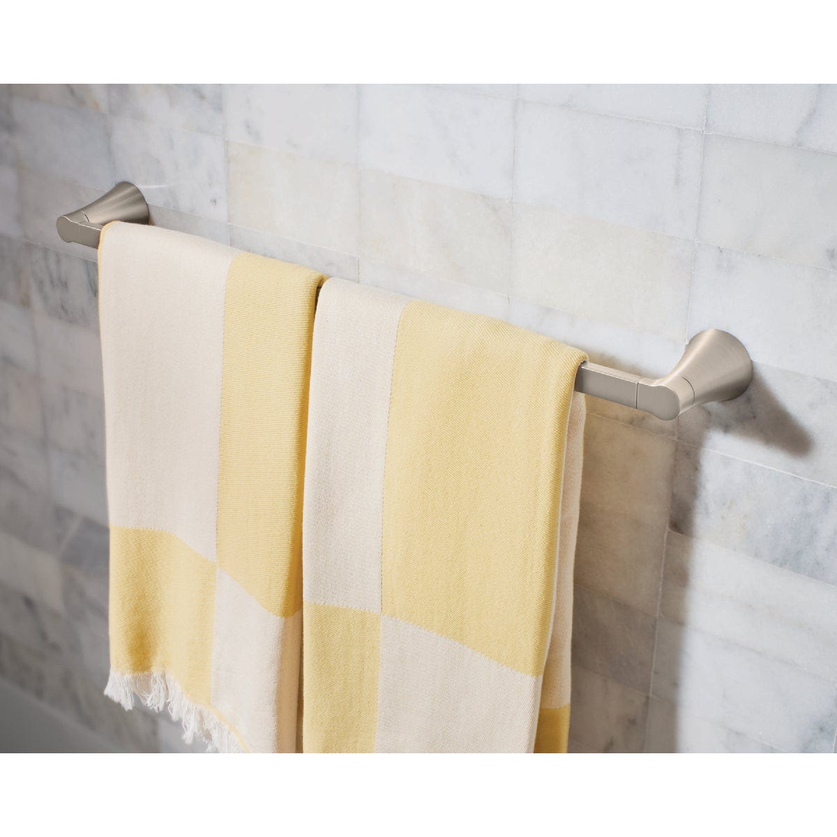 Moen Mikah 24 In. Brushed Nickel Towel Bar