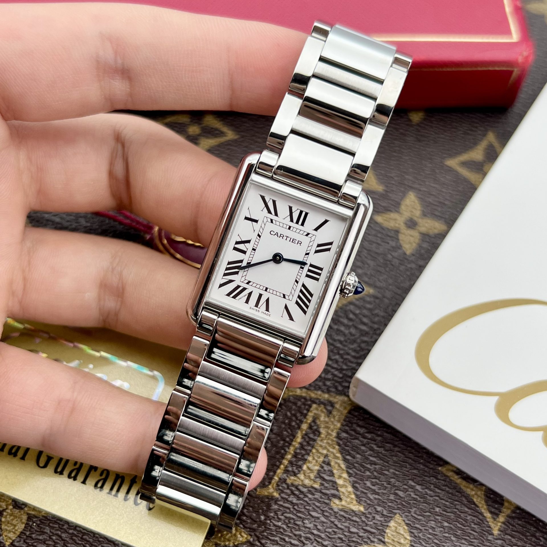 Cartier Fake Watches Tank Must White Dial Metal Wire 31x41mm - Top club
