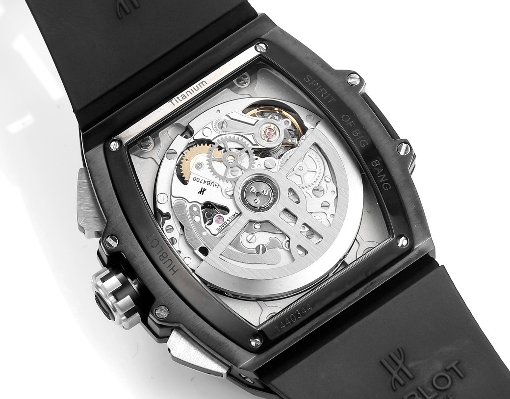 Hublot SPIRIT OF BIG BANG Chronograph, 45 mm Textured rubber strap(1:1 replica) - Top club