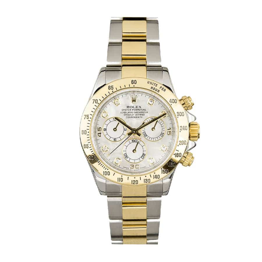Rolex Daytona Two Tone White Dial 116523 Replica - Elite Watch Atelier