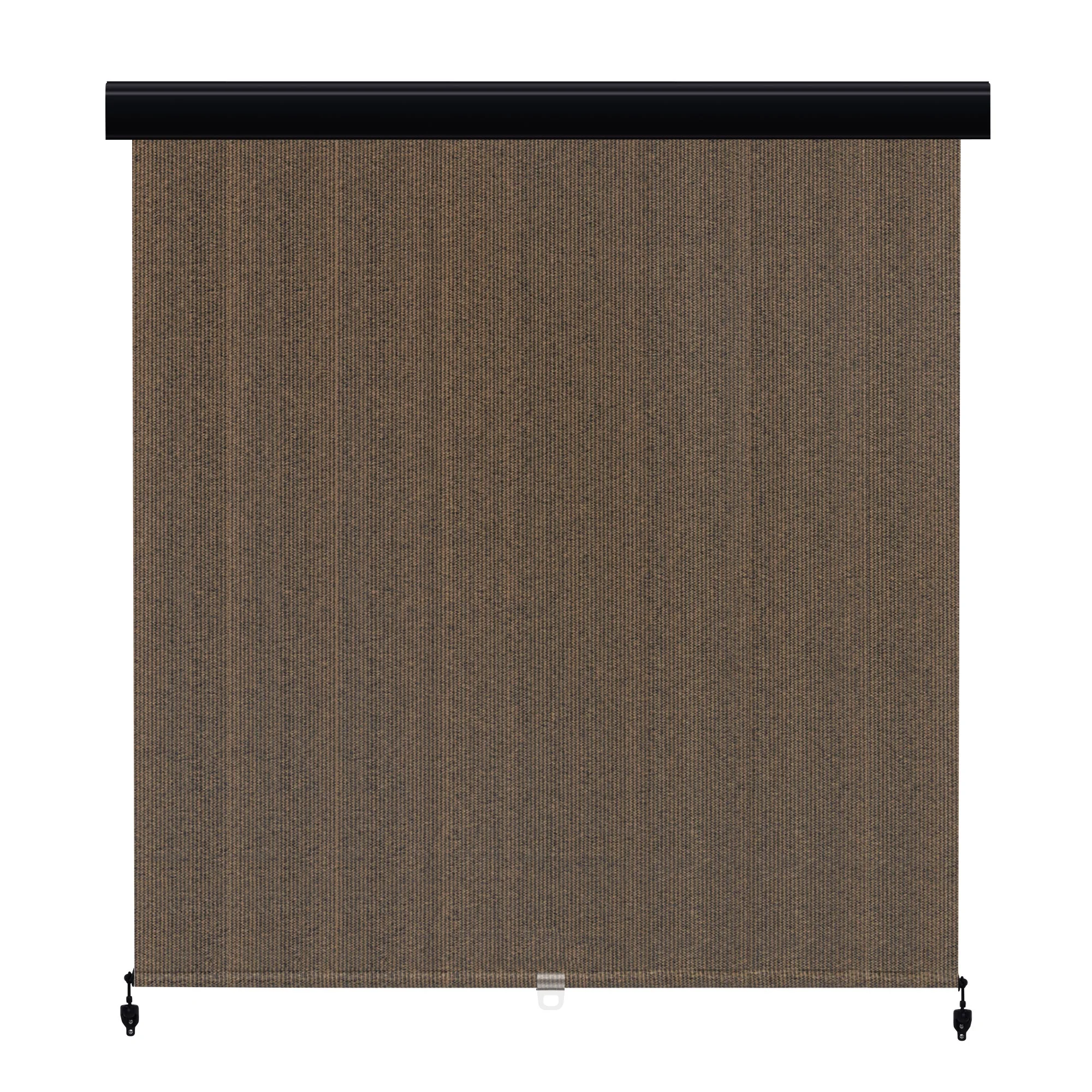 Vicllax Outdoor Patio Blinds Sun Shades Spring Roller Shade with Valance for Patio, Gray, 8'Wx8'H - Image 21