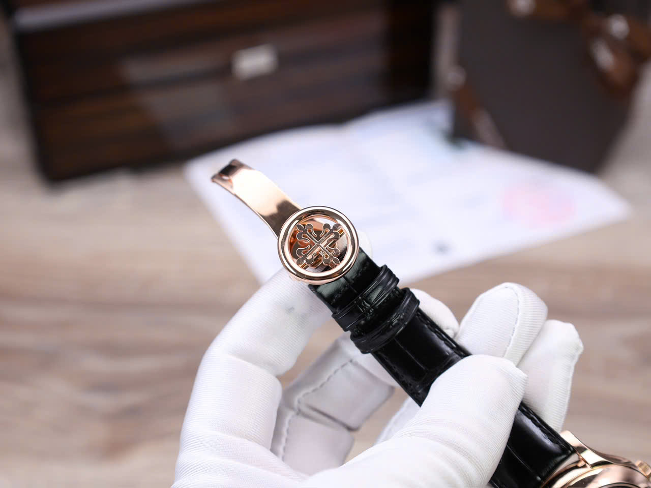 Patek Philippe Replica Watch Complications 5205R 18K Gold Wrapped Custom 40mm - Top club